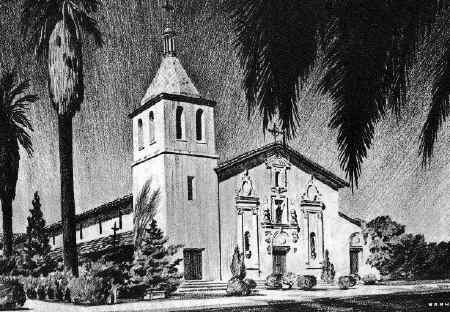 A portrait of Mission Santa Clara de Asís