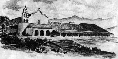 San Diego De Alcalá old painting