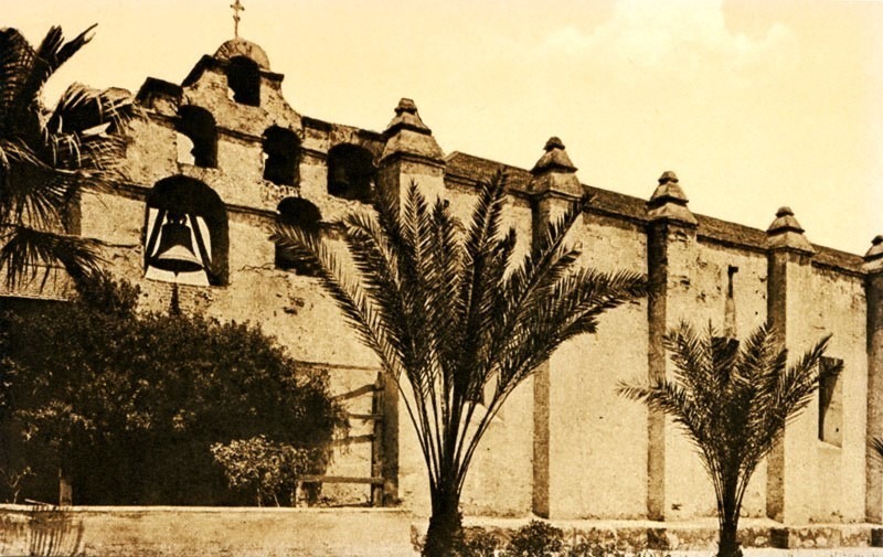 Mission San Gabriel Arcángel - Cardinell Vincent Postcards Collection