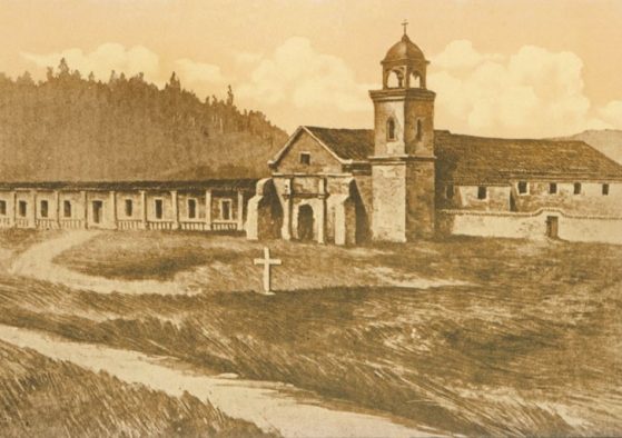 Mission Santa Cruz - Cardinell Vincent Postcards Collection